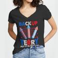 Fouth 4Th Of July Back Up Terry Put It In Reverse Women V-Neck T-Shirt