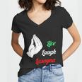 Funny Live Laugh Lasagna Tshirt Funny Lasagna Lovers Tshirt Women V-Neck T-Shirt