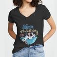 Funny Mom Of The Birthday Girl Under The Sea Women V-Neck T-Shirt