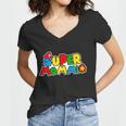 Funny Super Mommio Mothers Day Gamer Women V-Neck T-Shirt