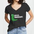 Grrr Mr Dinosaur Women V-Neck T-Shirt