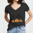 Halloween Pumpkin Halloween Quote V2 Women V-Neck T-Shirt