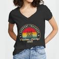 I Support Truckers Canada Usa Freedom Convoy Women V-Neck T-Shirt