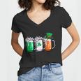 Irish Beer St Patricks Day Funny St Patricks Day St Patricks Day Drinking Tshirt Women V-Neck T-Shirt