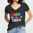 Kinder Crew Kindergarten Teacher Women V-Neck T-Shirt