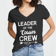 Leader Of The Cousin Crew Tee Leader Of The Cousin Crew Gift Women V-Neck T-Shirt