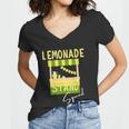 Lemonade Stand Squad Lemon Juice Drink Lover Women V-Neck T-Shirt