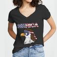 Merica Bald Eagle Mullet Sunglasses Fourth July 4Th Patriot Cool Gift Women V-Neck T-Shirt