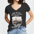 My Son Is On Uss Paul Hamilton Ddg Women V-Neck T-Shirt