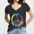 Peace Love Good Vibes Tshirt Women V-Neck T-Shirt