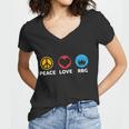 Peace Love Rbg Ruth Bader Ginsburg Tribute Tshirt Women V-Neck T-Shirt