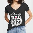 Proud Dad Of A 2022 Senior Grad Tshirt Women V-Neck T-Shirt