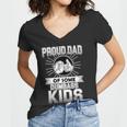 Proud Dad Of Some Dumbass Kids Women V-Neck T-Shirt