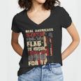 Real Americans Stand Women V-Neck T-Shirt