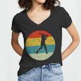 Retro Vintage Baseball Women V-Neck T-Shirt