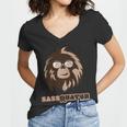 Sassquatch Funny Sasquatch Women V-Neck T-Shirt