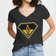 Super Straight Pride Superhero Tshirt Women V-Neck T-Shirt