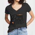 The Boo Crew Funny Halloween Quote Women V-Neck T-Shirt