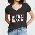 Ultra Maga Varsity Usa United States Of America Women V-Neck T-Shirt