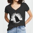 Vintage Wolf Pack Lifetime Member Emblem Women V-Neck T-Shirt