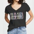Womens Color Guard Mama Life Color Guard Mom Women V-Neck T-Shirt