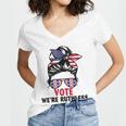 Women Vote Were Ruthless  Women V-Neck T-Shirt