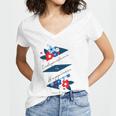 Independence Is Happiness &8211 Susan B Anthony Women V-Neck T-Shirt