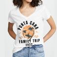 Punta Cana Family Vacation 2022 Matching Dominican Republic V3 Women V-Neck T-Shirt