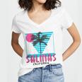 Salinas California Retro Ca Cool Women V-Neck T-Shirt
