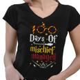 100 Days Of Mischief Managed 100Th Day Of School Women V-Neck T-Shirt