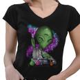 Alien Science Ufo Women V-Neck T-Shirt