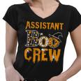 Assistant Teacher Boo Crew Halloween Assistant Teacher Women V-Neck T-Shirt