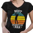 Best Grampy By Par Women V-Neck T-Shirt