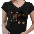 But I Think I Love Fall Most Of All Thanksgiving Quote Women V-Neck T-Shirt