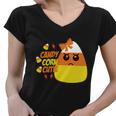 Candy Corn Cutie Halloween Quote V2 Women V-Neck T-Shirt