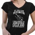 Cello Musician &8211 Orchestra Classical Music Cellist Women V-Neck T-Shirt
