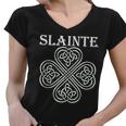 Celtic Slainte - Cheers Good Health From Ireland Women V-Neck T-Shirt