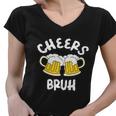 Cheers Day Drinking Beer Shirt Beer Drinker Thirty Snob Women V-Neck T-Shirt