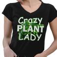 Crazy Plant Lady V2 Women V-Neck T-Shirt