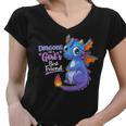 Cute Dragons Are A Girls Best Friend Women V-Neck T-Shirt