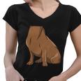 Dachshund Costume Dog Funny Animal Cosplay Doxie Pet Lover Cool Gift Women V-Neck T-Shirt