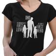 Dad A Sons First Hero Daughters First Love Tshirt Women V-Neck T-Shirt