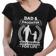 Dad And Daughter Matching Outfits Fathers Day Daddy And Girl Women V-Neck T-Shirt