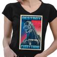 Destroy Everything Election Women V-Neck T-Shirt