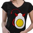 Deviled Egg Funny Halloween Costume Women V-Neck T-Shirt