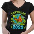 Earth Day 52Nd Anniversary 2022 Butterfly Environmental Women V-Neck T-Shirt