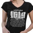 Established 1619 African American History Us Map Tshirt Women V-Neck T-Shirt