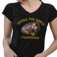 Fiona The Hippo Teamfiona Photo Women V-Neck T-Shirt