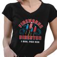 Fireworks Director I Run You Run Funny 4Th Of July Women V-Neck T-Shirt