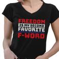 Freedom My Second Favorite F Word Plus Size Shirt For Men Women And Family Women V-Neck T-Shirt